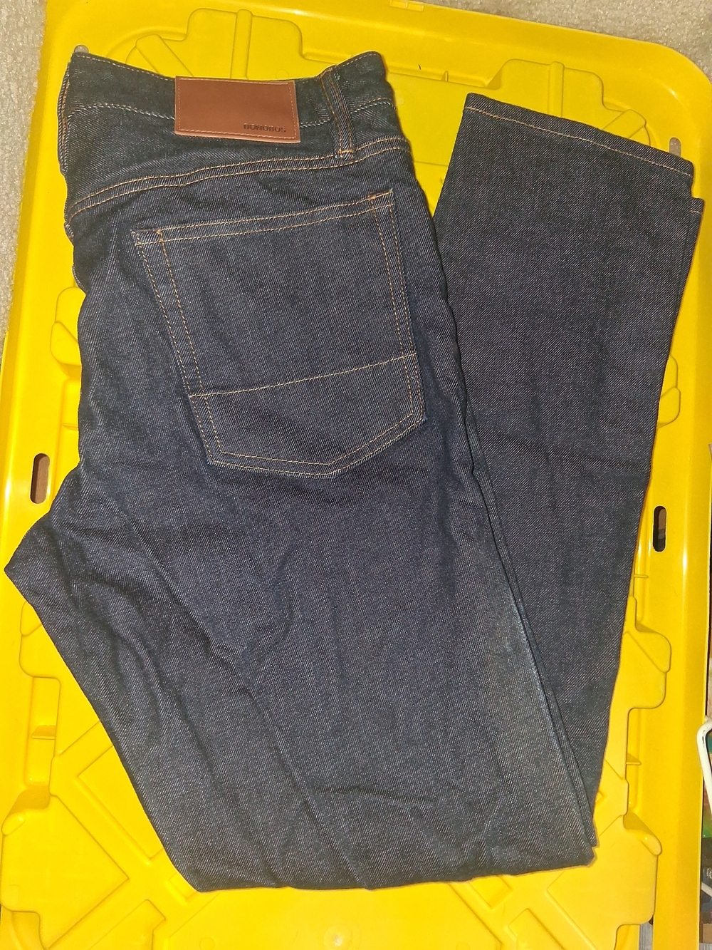 Bonobos Dark Indigo Cotton Straight Leg Jeans Size 32/32